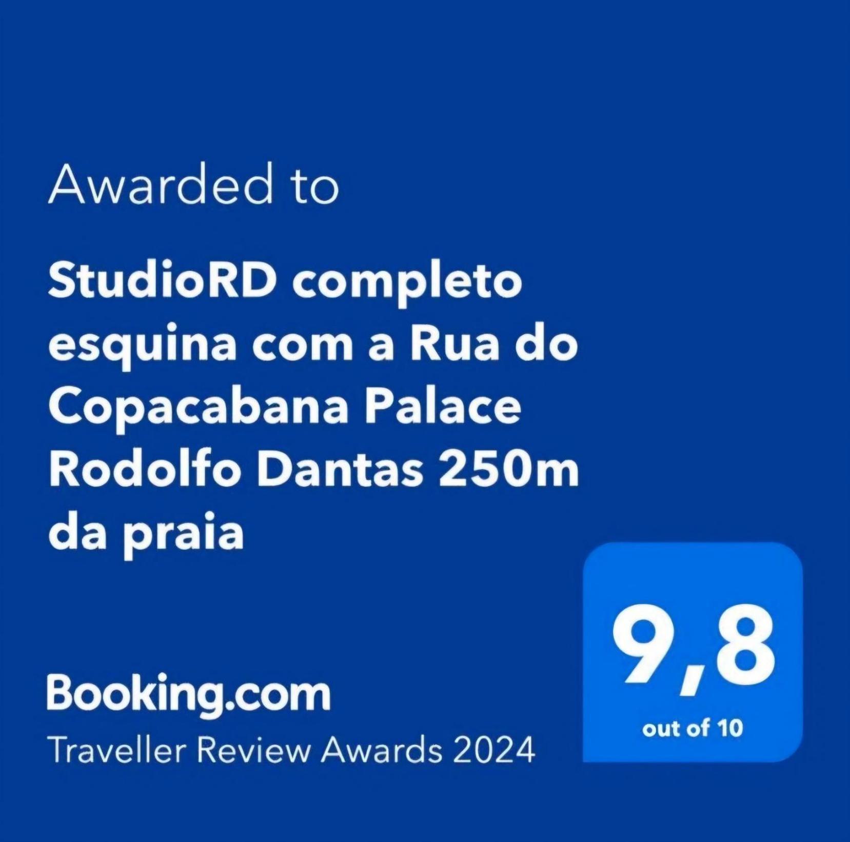 Studiord Copacabana 250m Da Esquina Com A Rua Do Copacabana Palace Rodolfo Dantas Apartamento Río de Janeiro
